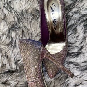 Well Worn Women's Glitter Heels